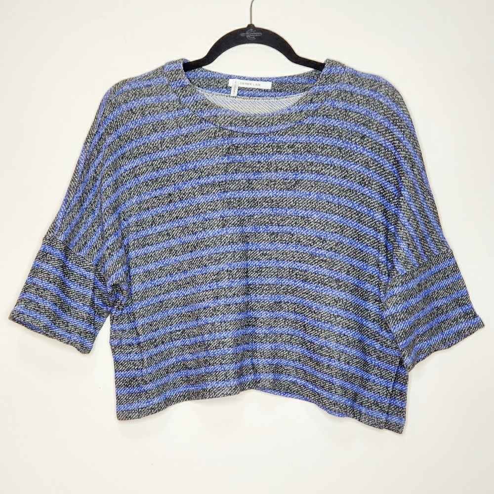 10 Crosby Derek Lam Striped French Terry Crop Top